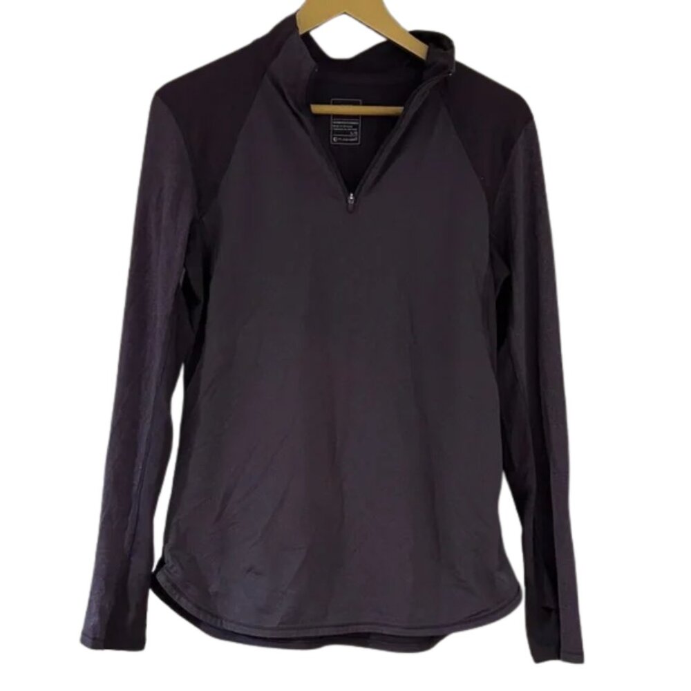 The North Face Women’s Purple Quarter-Zip Pullover Long Sleeve Athletic